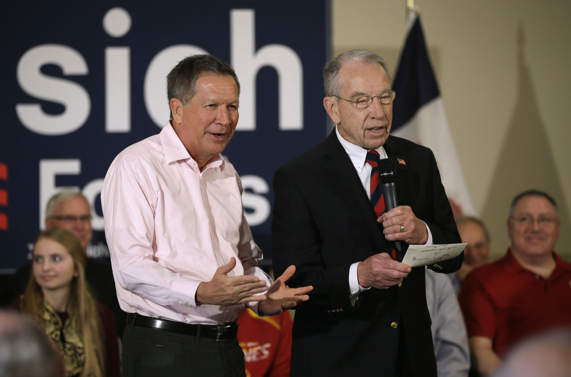 John Kasich, Chuck Grassley